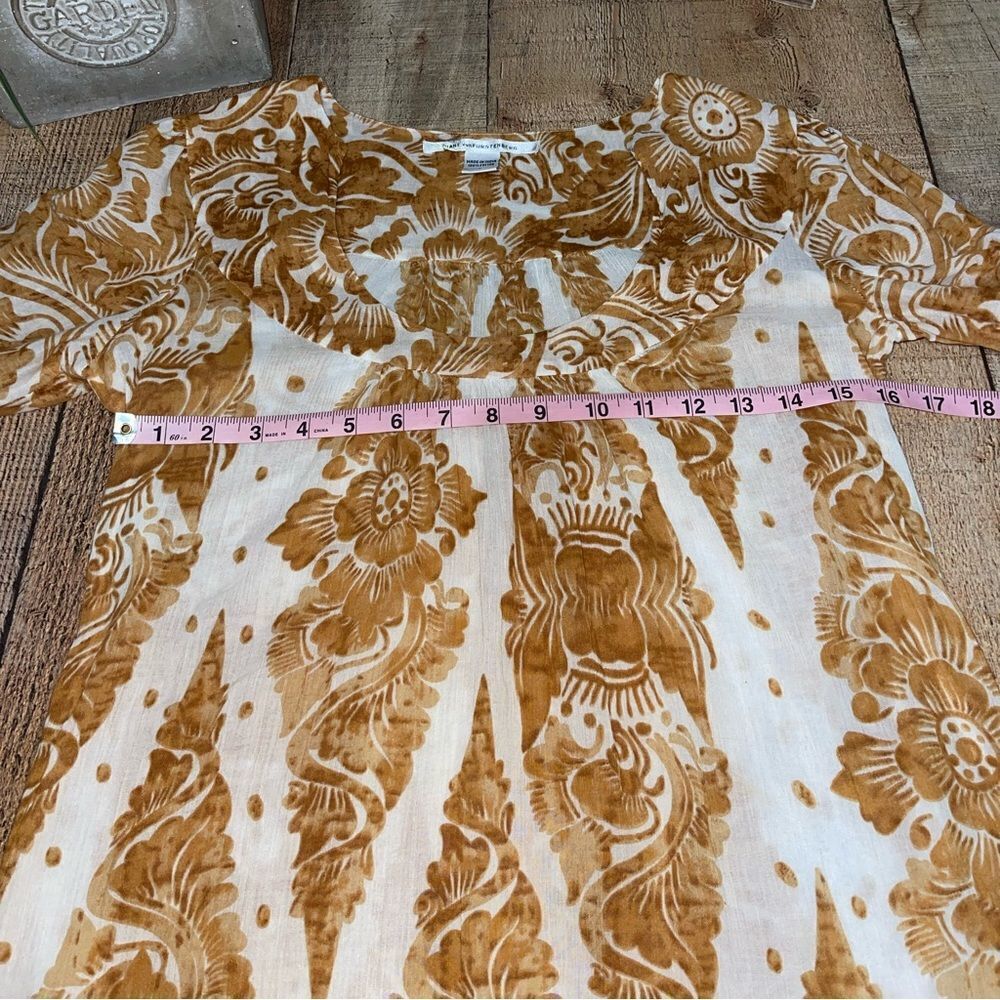 Diane Von Furstenberg Charleen Gold Top - Picture 11 of 14